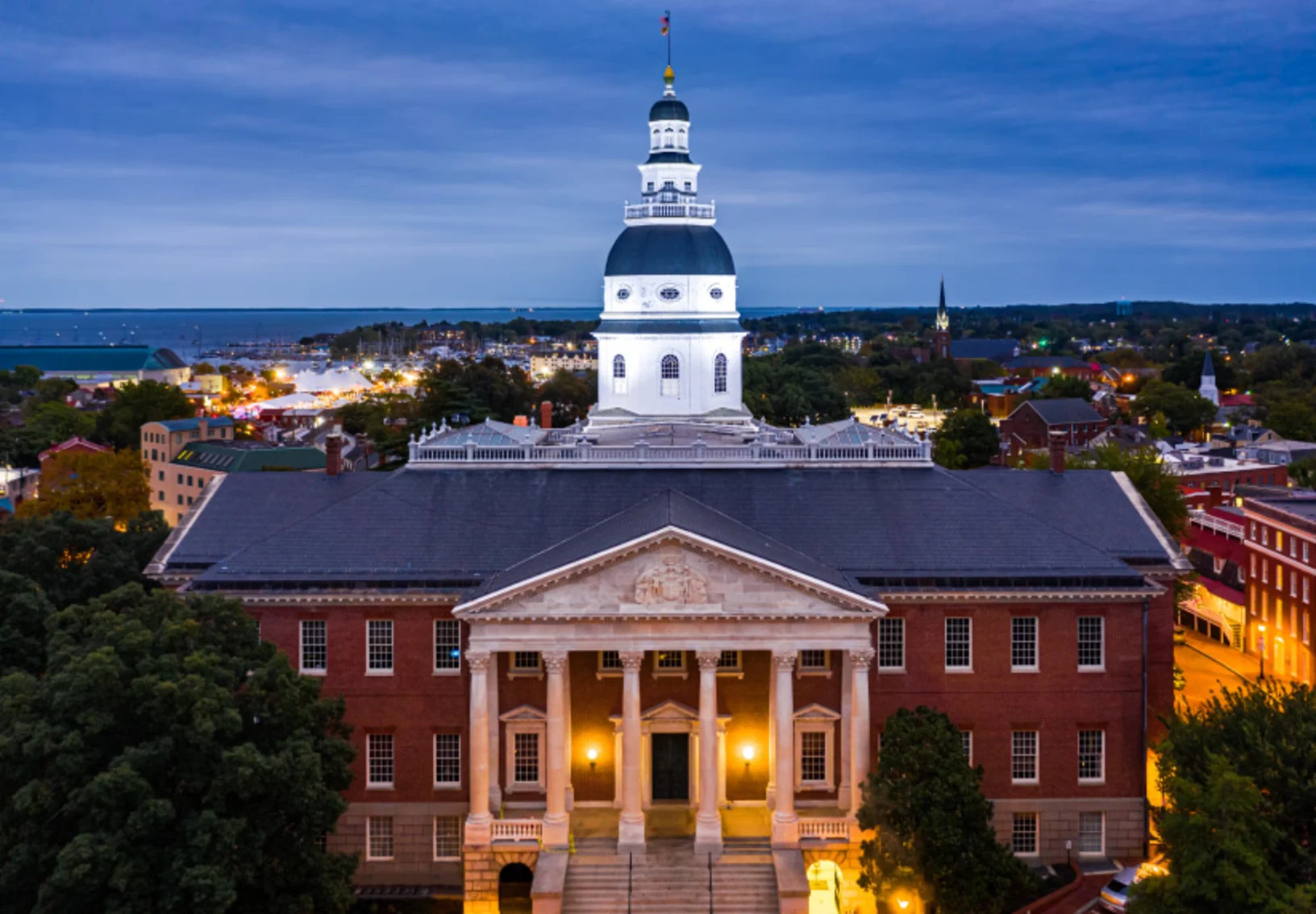 Capital building in Annapolis, MD